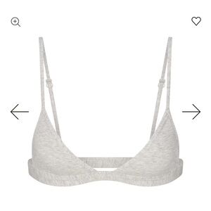 Skims Everyday Cotton Triangle Bralette